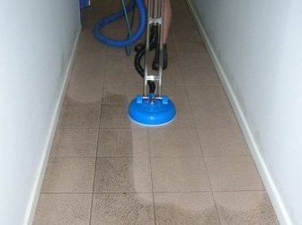 cleaning tiles